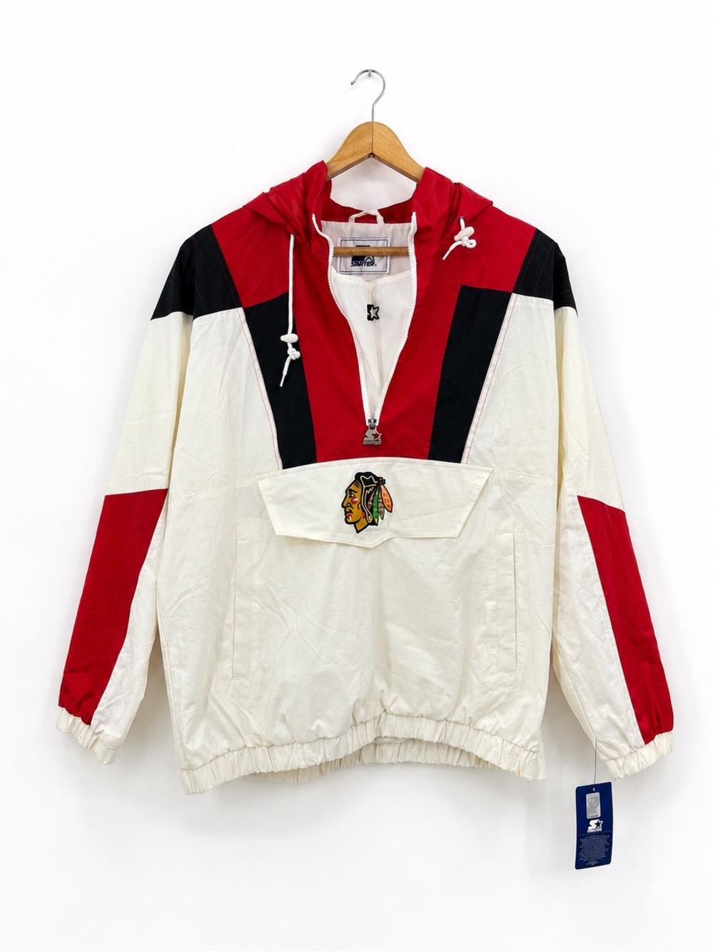 Starter Reissue Chicago blackhawks XXL Men's Jacket red black BIG TALL 0599